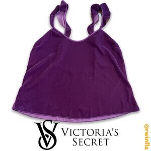 Victoria's Secret Pajama Top Strap Ruffle Lounge